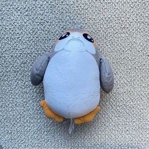 Star Wars The Last Jedi PORG Stuffed Animal Plush 7.5" Soft Toy EUC Disney